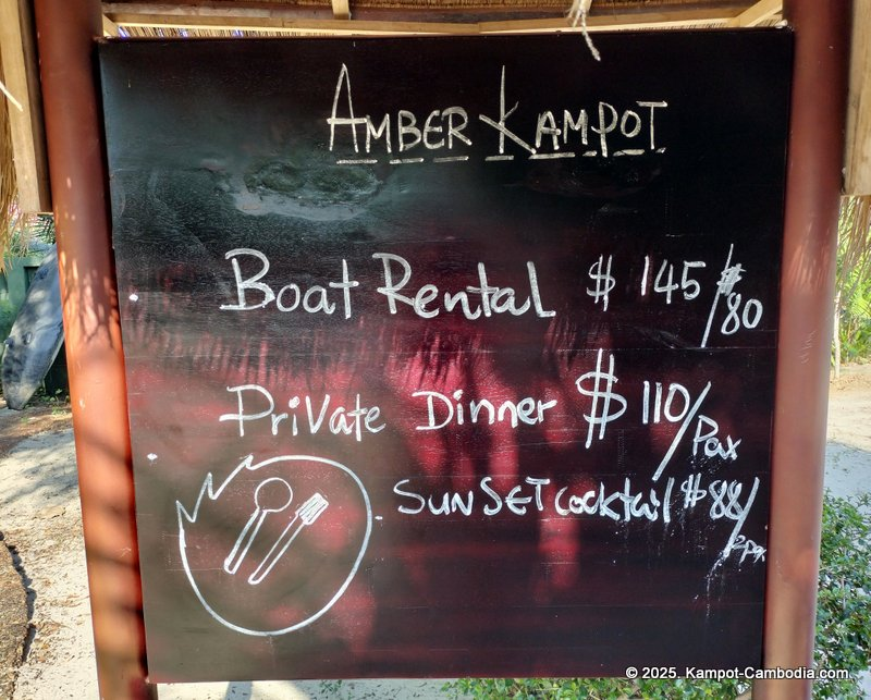 amber kampot. cambodia. riverside resort