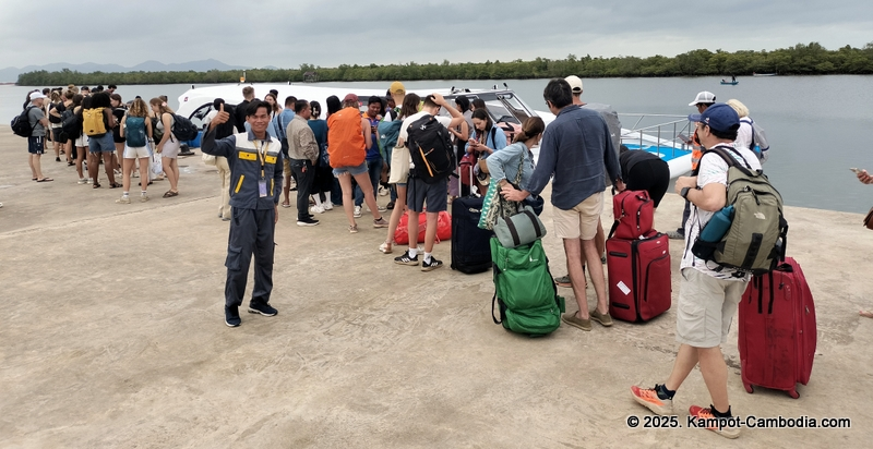 kampot international touris port in cambodia