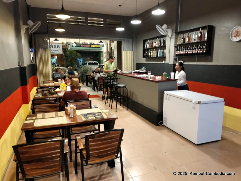 Axel's German Food Restaurant in kampot, cambodia