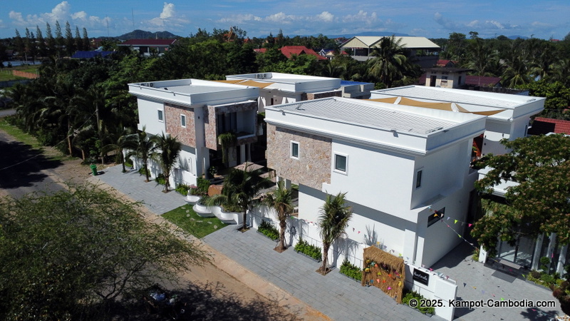 Kampot hampton villa hotel in Kampot, Cambodia