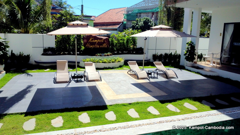 Kampot hampton villa hotel in Kampot, Cambodia