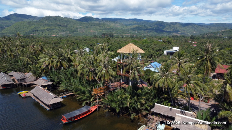Zip Line Cafe in Kampot, Cambodia