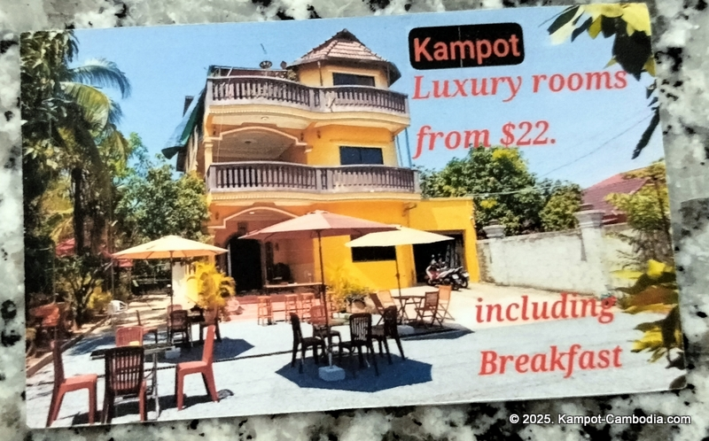 the Manor Bed & Breakfast in Kampot, Cambodia
