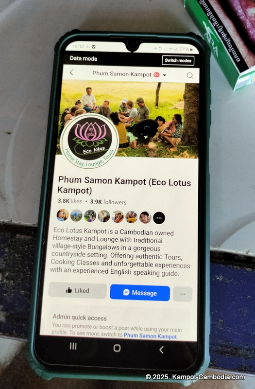 eco lotus cooking school and countryside rooms in kampot, cambodia