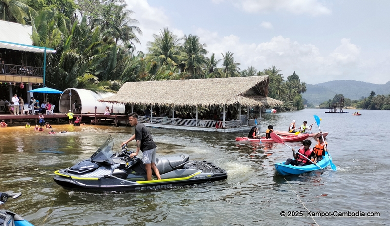 daung te river park in kampot cambodia