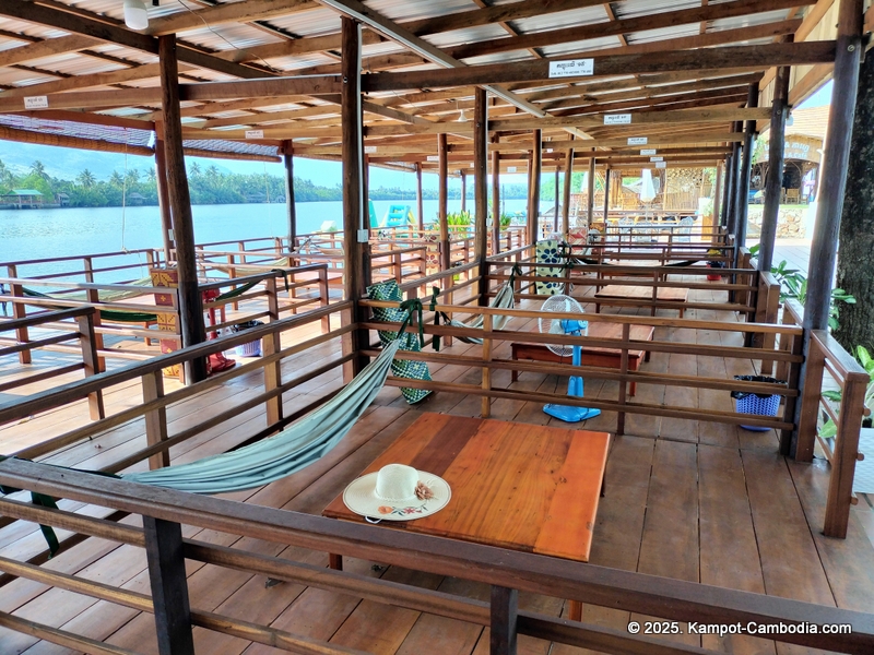 Zip Line Cafe in Kampot, Cambodia