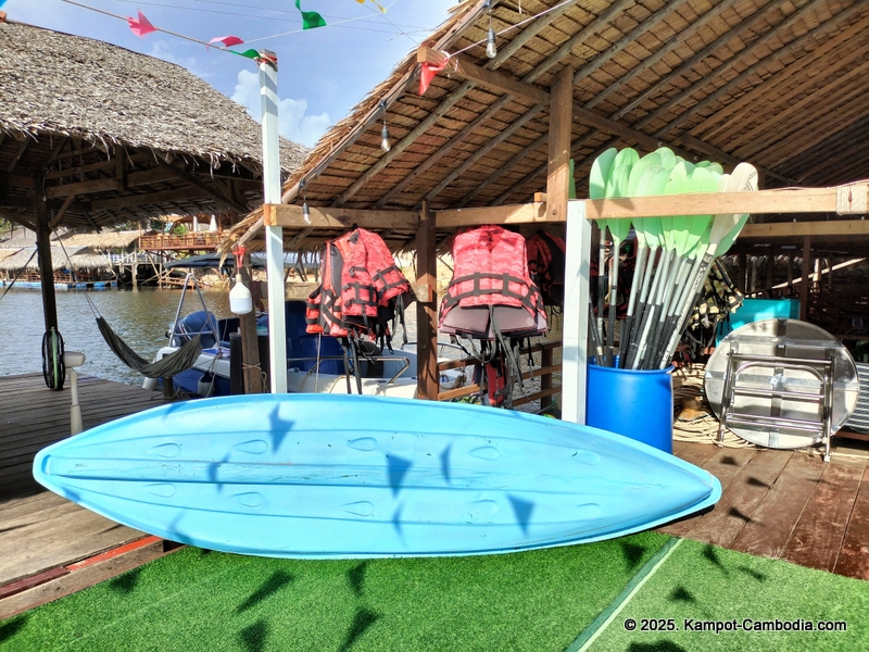 Zip Line Cafe in Kampot, Cambodia
