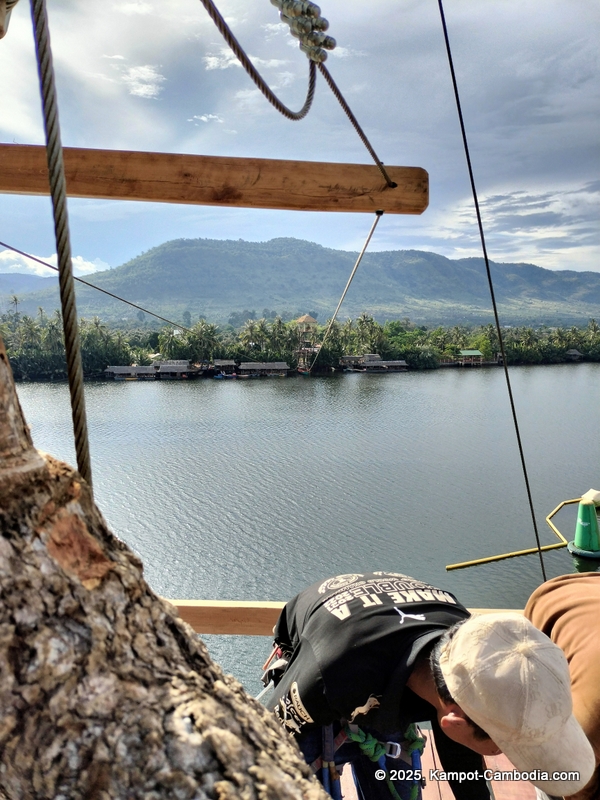 Zip Line Cafe in Kampot, Cambodia