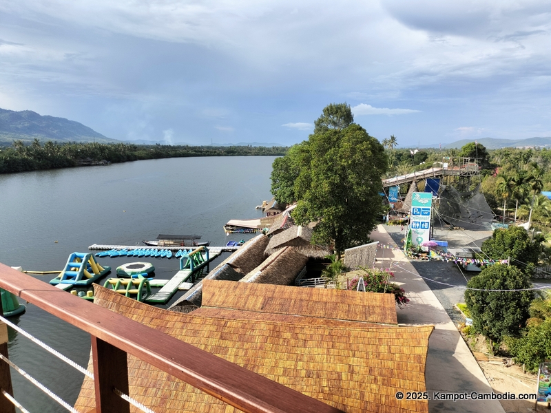 Zip Line Cafe in Kampot, Cambodia