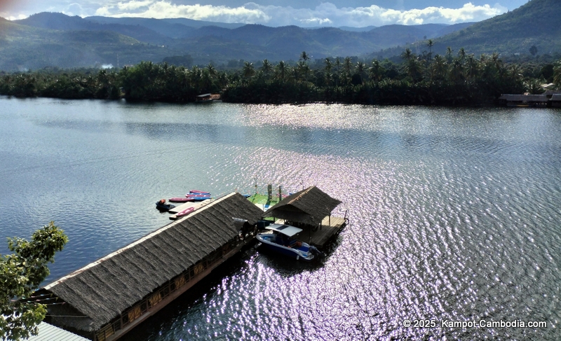 Zip Line Cafe in Kampot, Cambodia