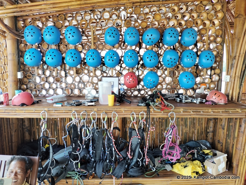 Zip Line Cafe in Kampot, Cambodia