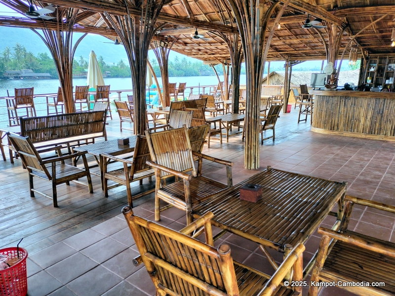Zip Line Cafe in Kampot, Cambodia