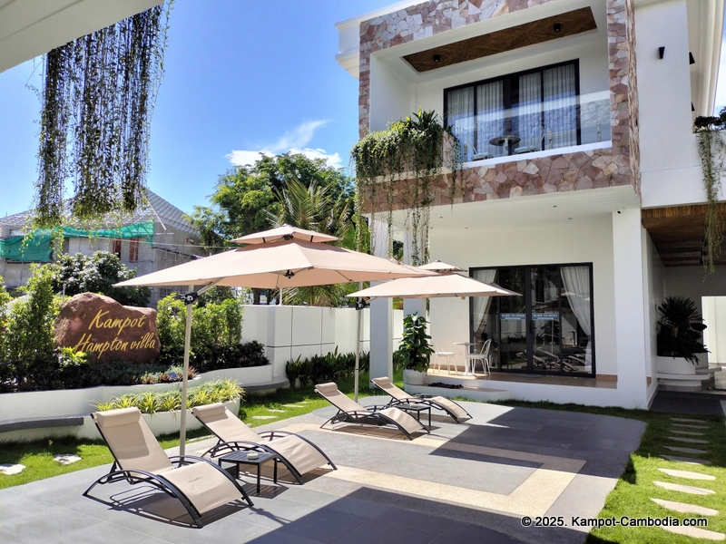 Kampot hampton villa hotel in Kampot, Cambodia