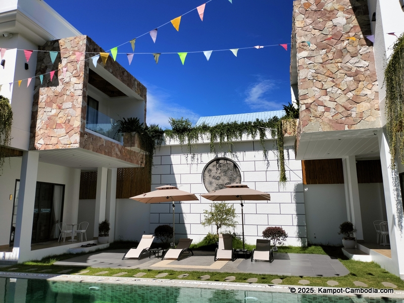 Kampot hampton villa hotel in Kampot, Cambodia