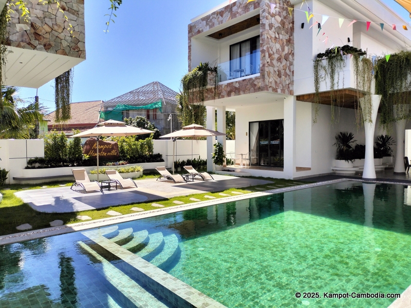 Kampot hampton villa hotel in Kampot, Cambodia