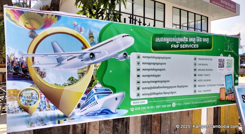 FNF Travel and Tours in Kampot, Cambodia