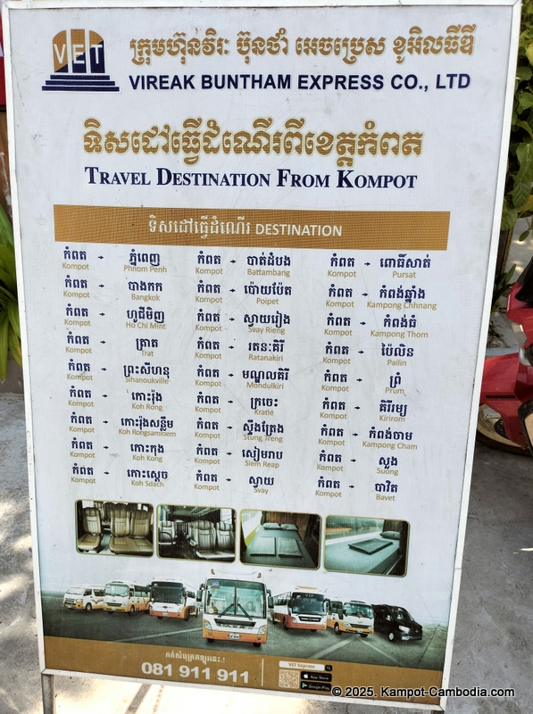 FNF Travel and Tours in Kampot, Cambodia