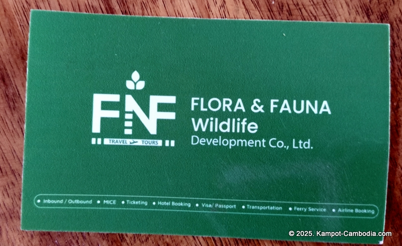 FNF Travel and Tours in Kampot, Cambodia