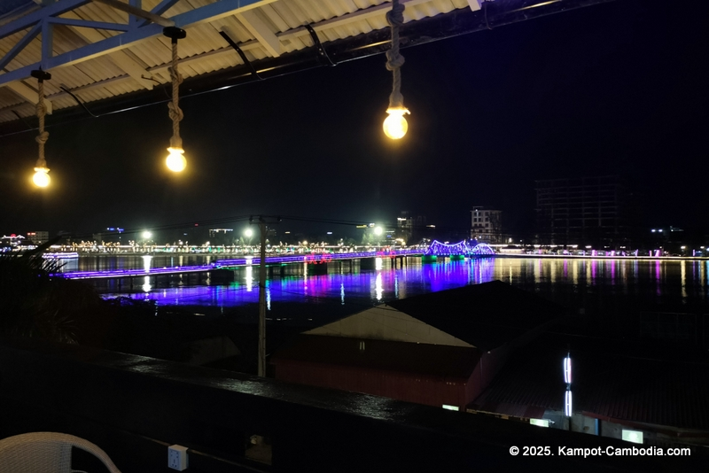 players pool hall, golf simulator, karaoke, sports bar, and sky bar in kampot, cambodia