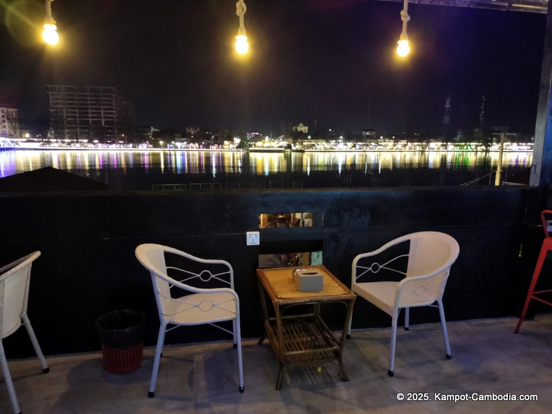 players pool hall, golf simulator, karaoke, sports bar, and sky bar in kampot, cambodia