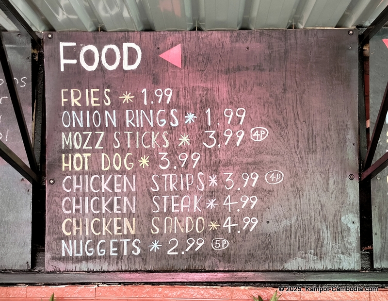 Studebakers Guesthouse, restaurant and bar in Kampot, Cambodia.