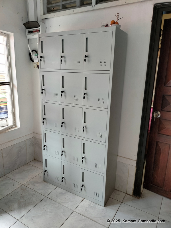 Studebakers Guesthouse, restaurant and bar in Kampot, Cambodia.