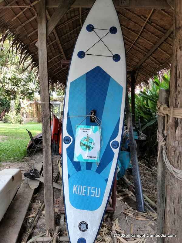 sup asia stand-up paddle board in kampot, cambodia