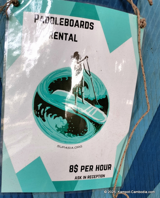 sup asia stand-up paddle board in kampot, cambodia
