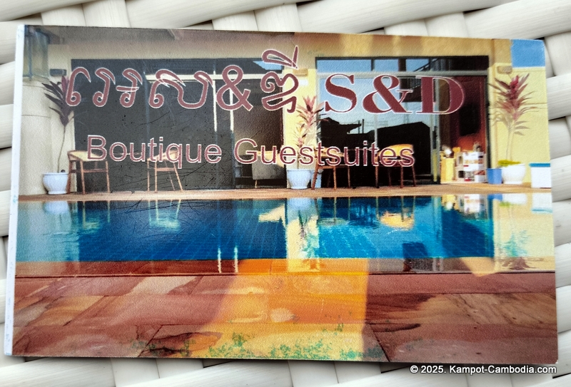 S&D Guesthouse in Kampot, Cambodia.
