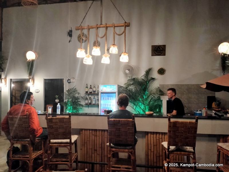 La Place Restaurant in Kampot, Cambodia