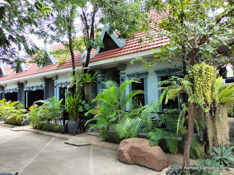Kampot Green Bungalows on Fish Island in Kampot, Cambodia