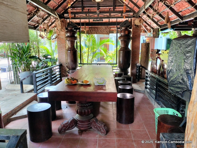 Kampot Green Bungalows on Fish Island in Kampot, Cambodia