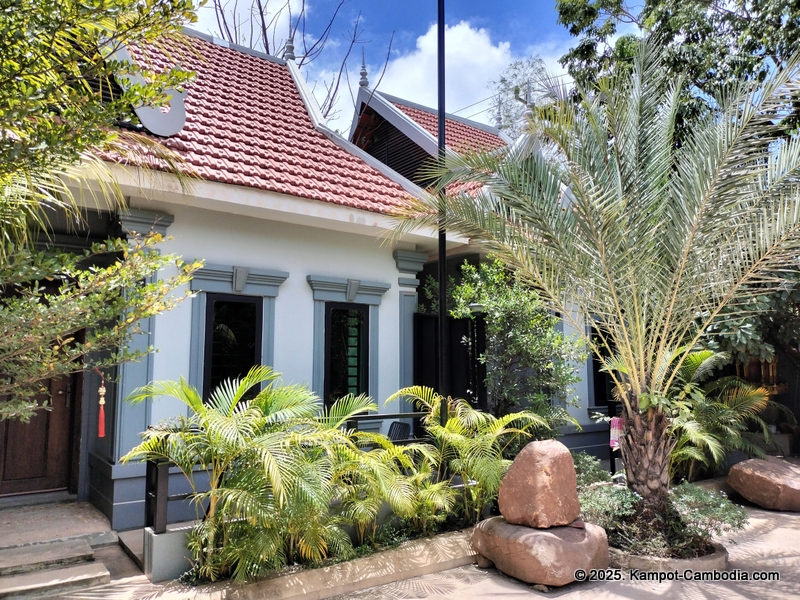 Kampot Green Bungalows on Fish Island in Kampot, Cambodia