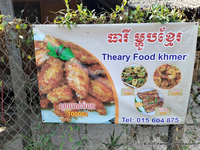 Theary Food Khmer in Kampot, Cambodia. Best smoked sausages in Cambodia. Polish.