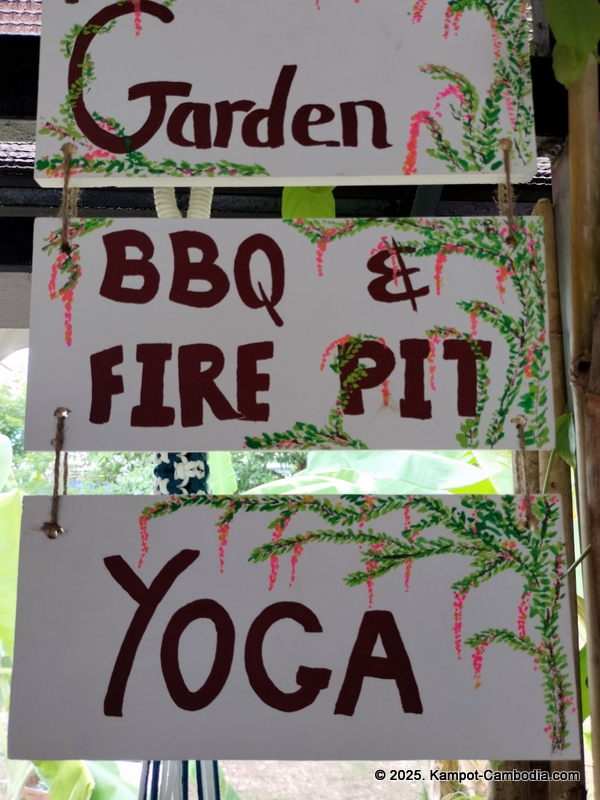 Derm Svay Guesthouse, restaurant, and yoga in Kampot, Cambodia