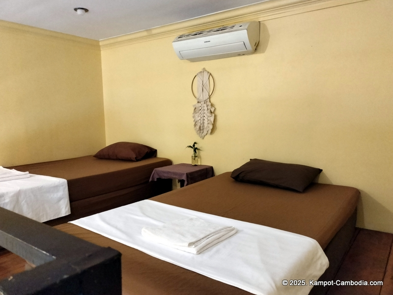 Derm Svay Guesthouse, restaurant, and yoga in Kampot, Cambodia