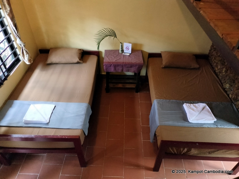 Derm Svay Guesthouse, restaurant, and yoga in Kampot, Cambodia