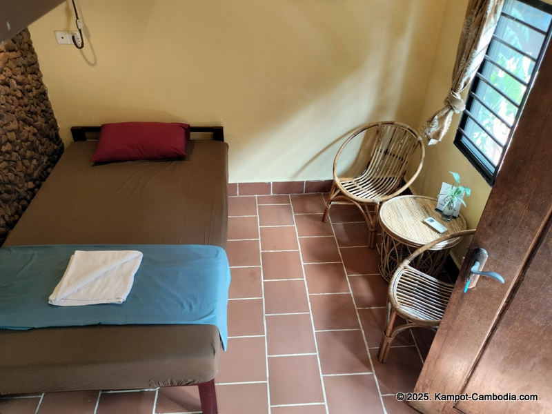 Derm Svay Guesthouse, restaurant, and yoga in Kampot, Cambodia