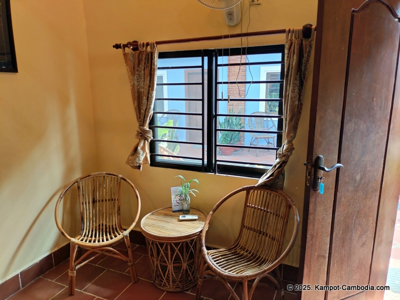 Derm Svay Guesthouse, restaurant, and yoga in Kampot, Cambodia