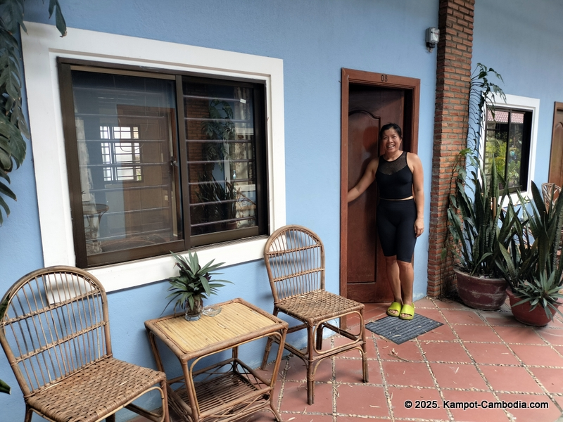 Derm Svay Guesthouse, restaurant, and yoga in Kampot, Cambodia