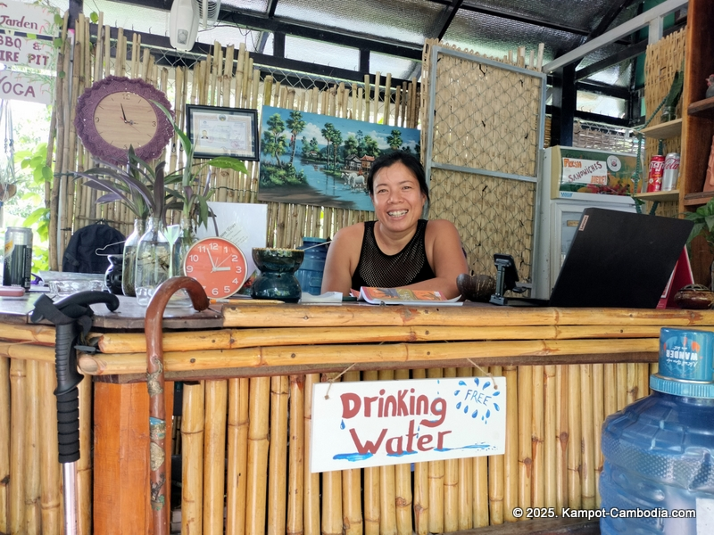 Derm Svay Guesthouse, restaurant, and yoga in Kampot, Cambodia