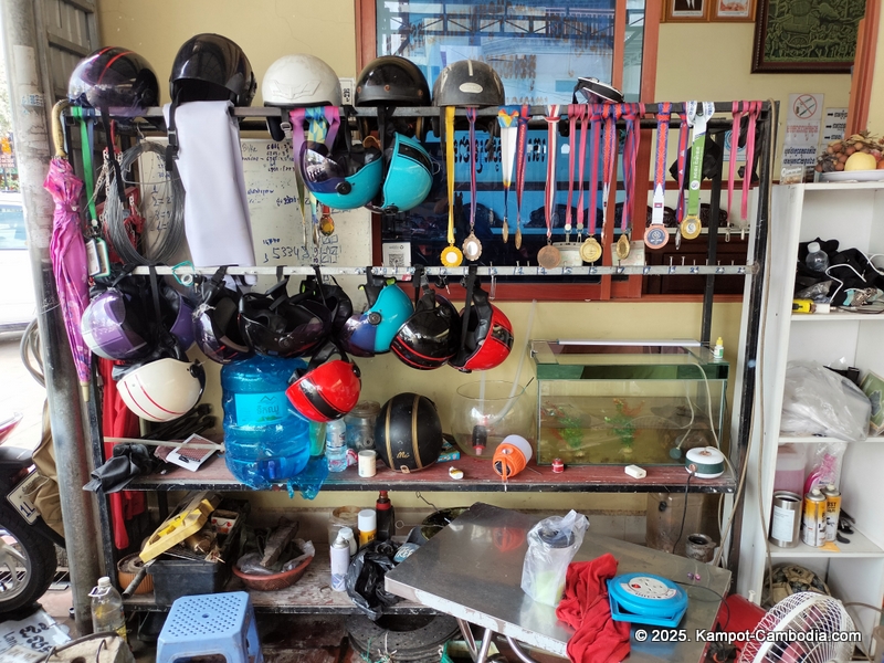 Kampot Quadbike and Motorbike Rental Center in Cambodia.