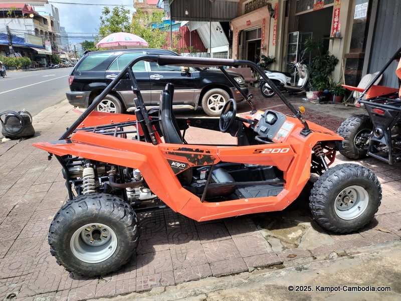 Kampot Quadbike and Motorbike Rental Center in Cambodia.