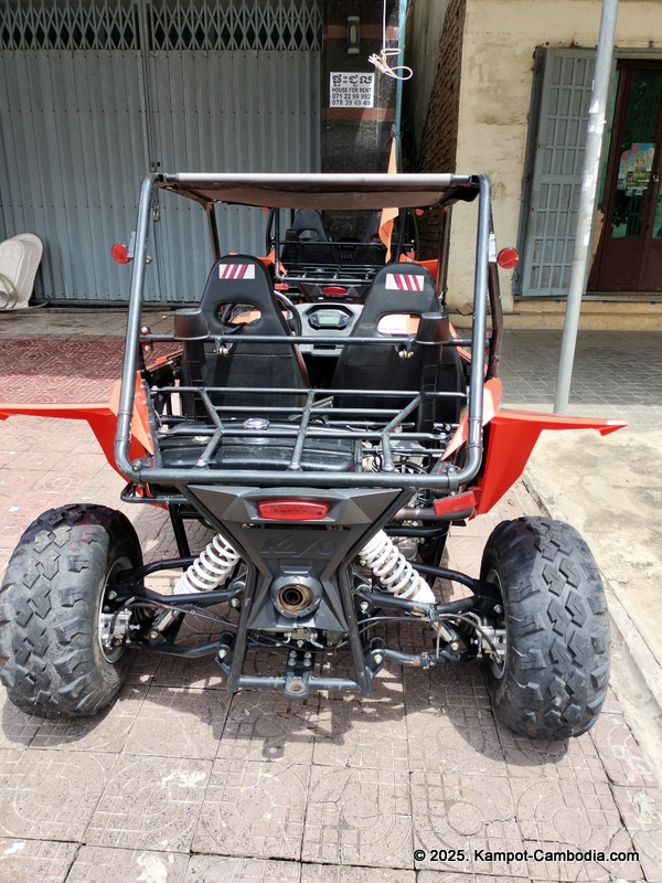 Kampot Quadbike and Motorbike Rental Center in Cambodia.