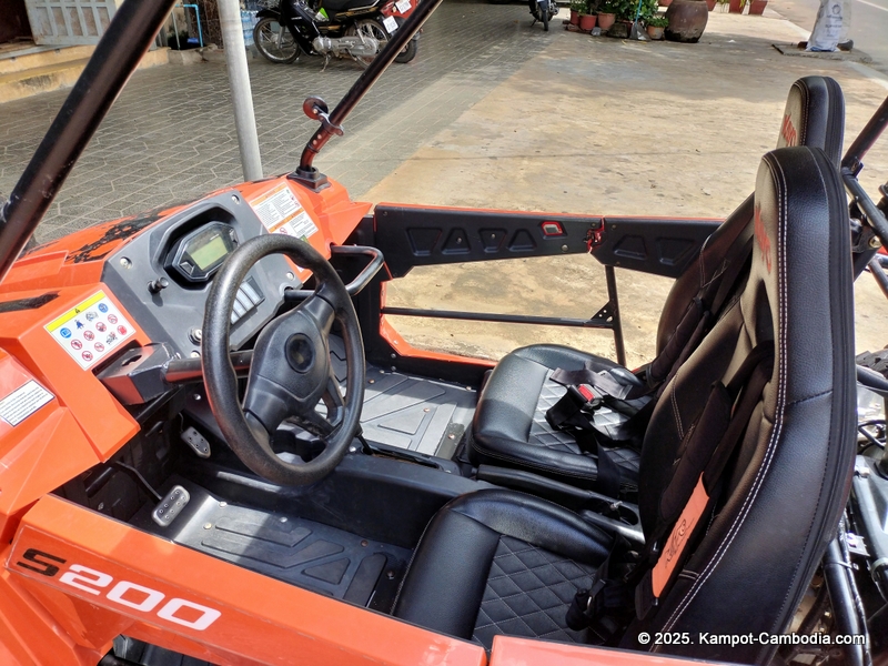 Kampot Quadbike and Motorbike Rental Center in Cambodia.