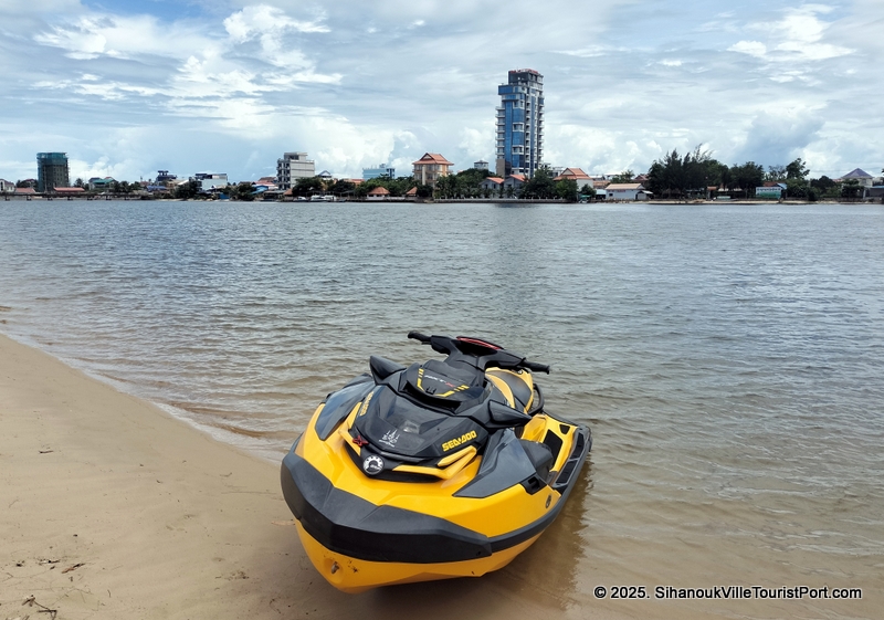 jet ski rental in kampot, cambodia