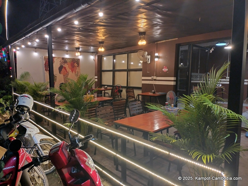 Titanic Restaurant in Kampot, Cambodia