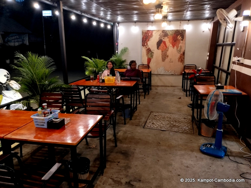 Titanic Restaurant in Kampot, Cambodia