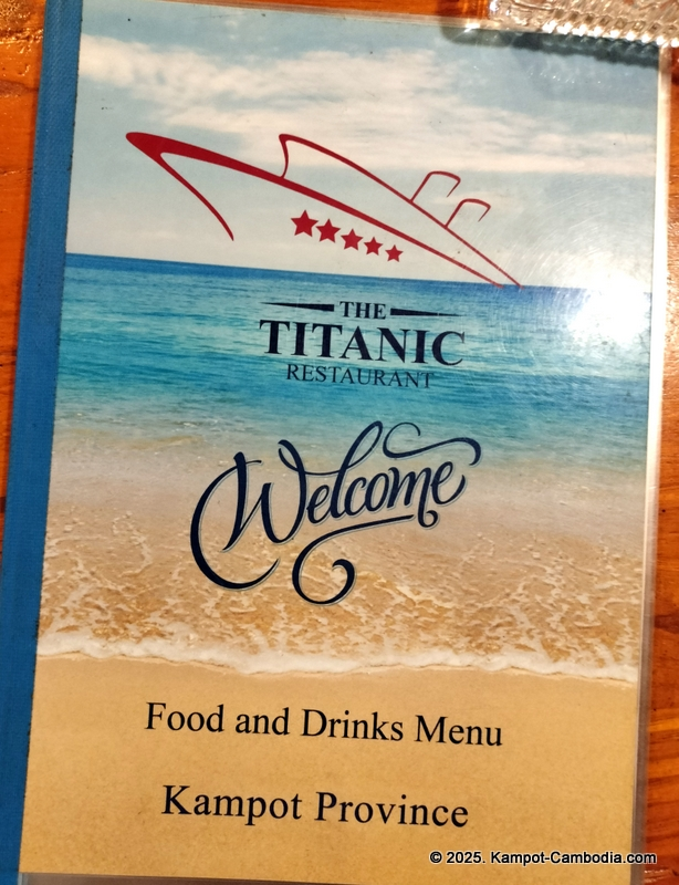 Titanic Restaurant in Kampot, Cambodia