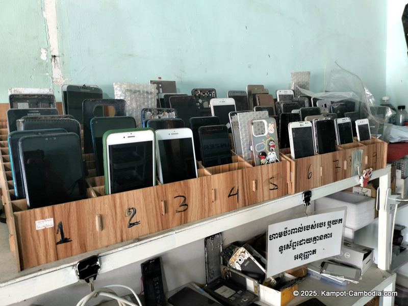 narann mobile service. phone repair in kampot, cambodia